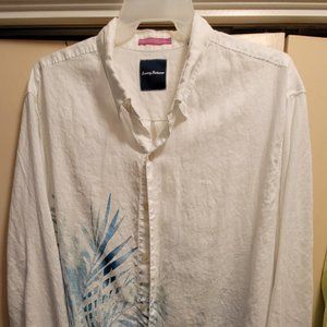 Tommy Bahama linen palm shirt
